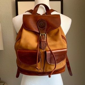 Timberland suede and leather mini backpack
